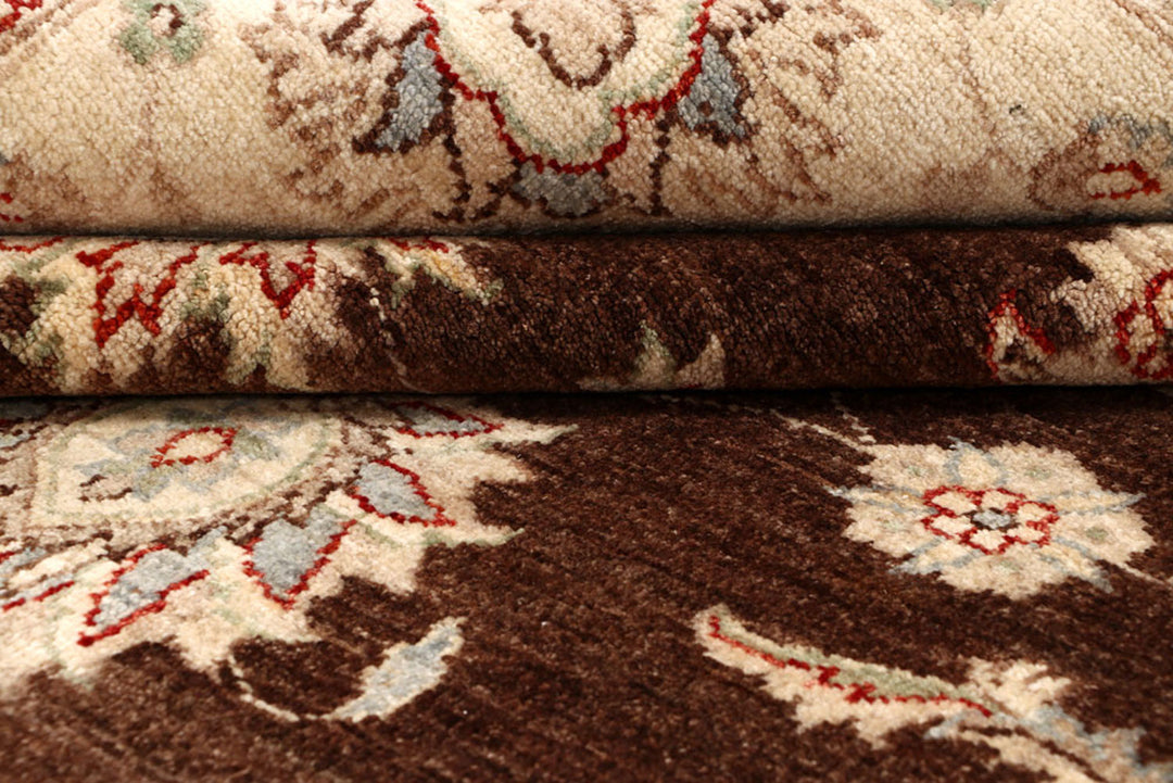 Saddle Brown Ziegler 8'  2" x 11'  8" - No. QA28775