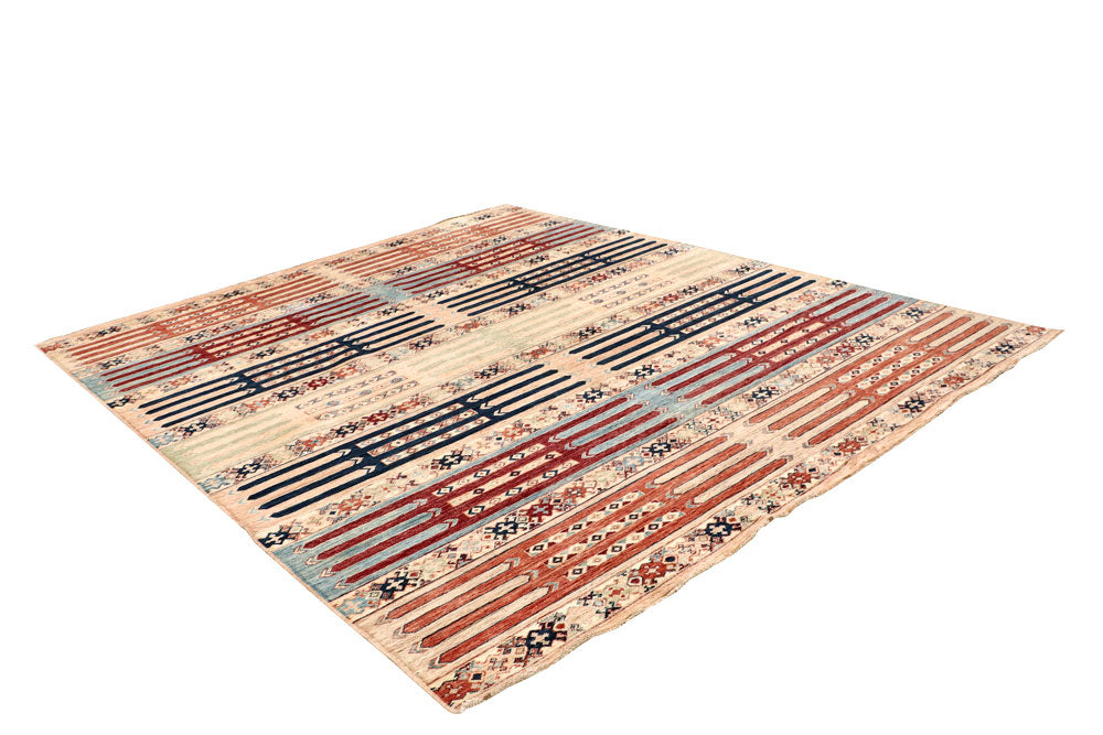Multi Colored Ziegler 8' 3 x 9' 9 - No. 64771 - ALRUG Rug Store