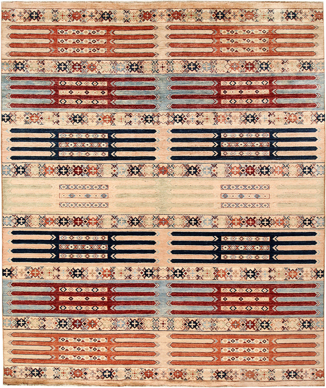 Multi Colored Ziegler 8' 3 x 9' 9 - No. 64771 - ALRUG Rug Store