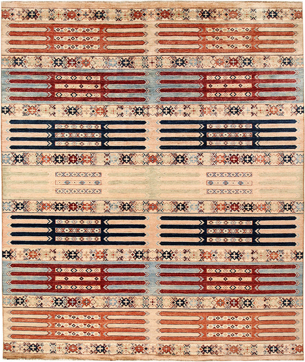Multi Colored Ziegler 8' 3 x 9' 9 - No. 64771 - ALRUG Rug Store
