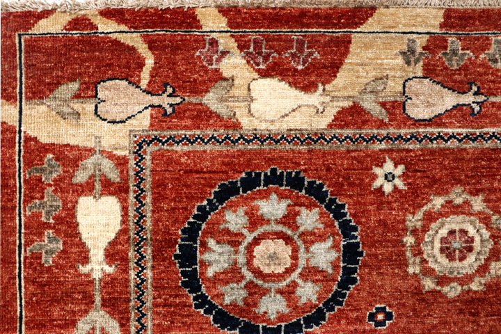 Saddle Brown Ziegler 8' 1 x 9' 9 - No. 64775 - ALRUG Rug Store