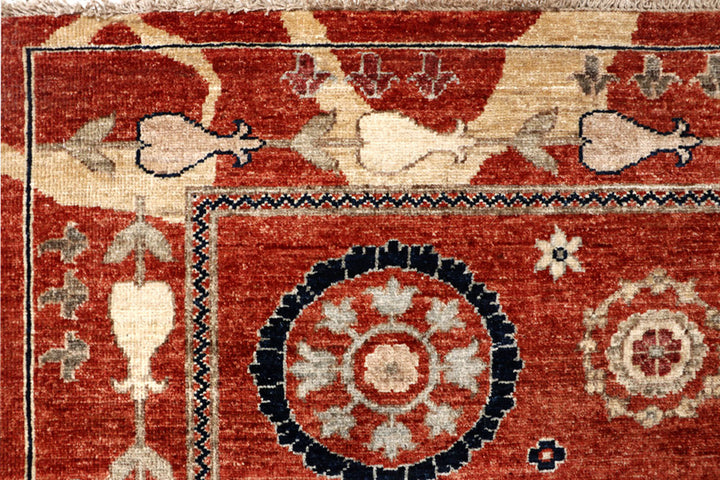 Saddle Brown Ziegler 8'  1" x 9'  9" - No. QA39779