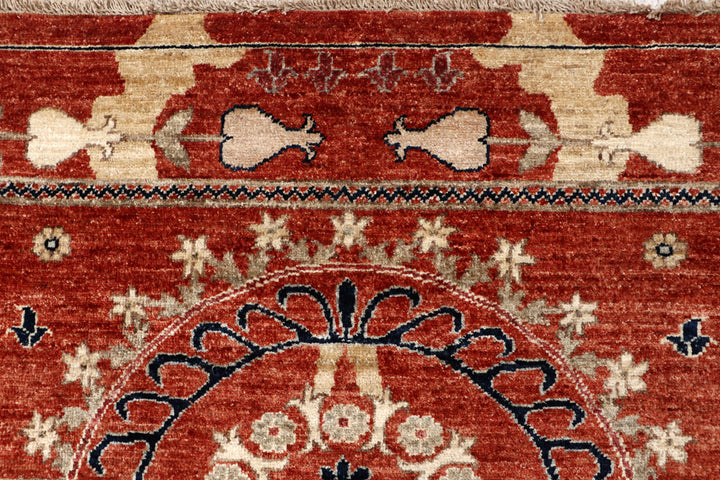 Saddle Brown Ziegler 8' 1 x 9' 9 - No. 64775 - ALRUG Rug Store
