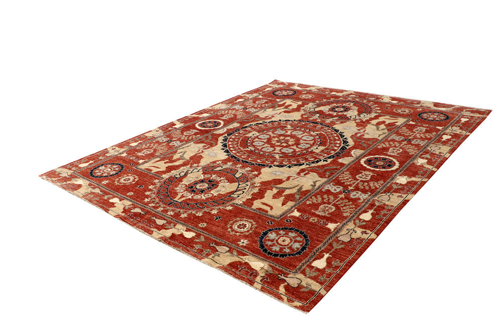 Saddle Brown Ziegler 8' 1 x 9' 9 - No. 64775 - ALRUG Rug Store