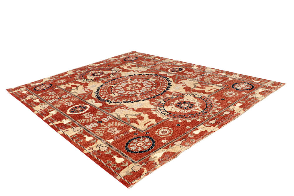 Saddle Brown Ziegler 8' 1 x 9' 9 - No. 64775 - ALRUG Rug Store