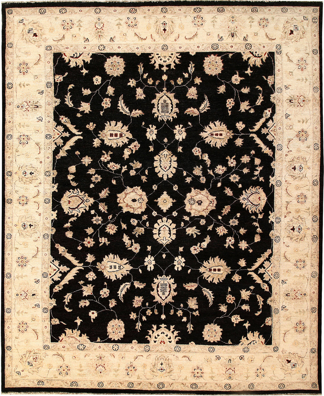Black Ziegler 7' 11 x 9' 11 - No. 64778 - ALRUG Rug Store