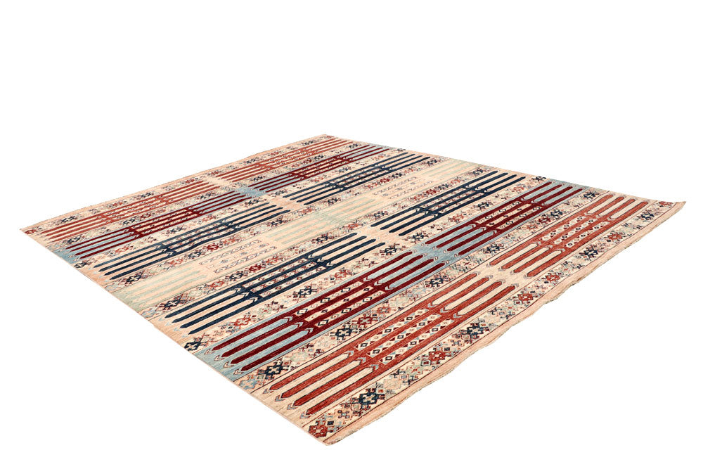 Multi Colored Ziegler 8' 2 x 9' 7 - No. 64781 - ALRUG Rug Store