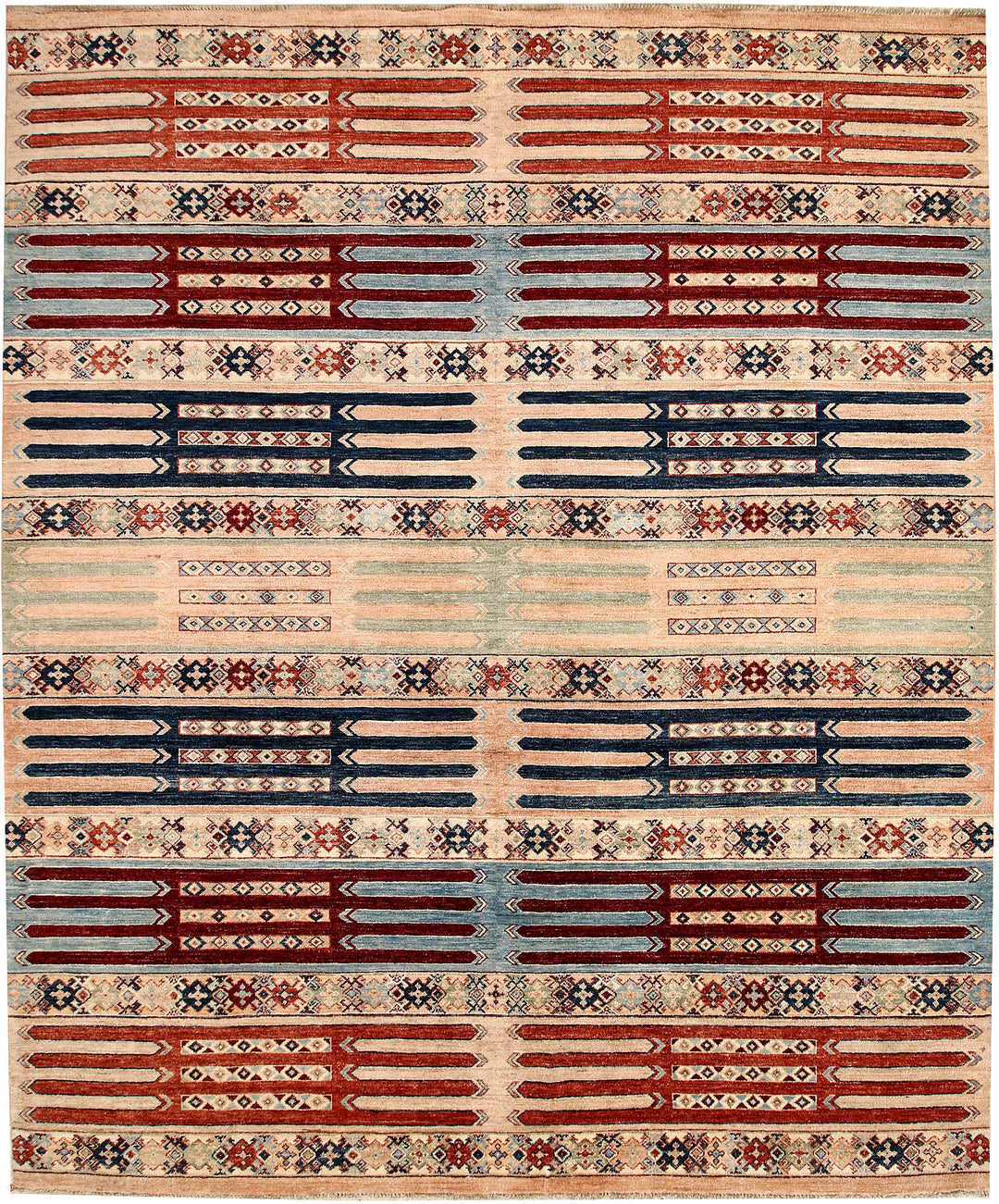 Multi Colored Ziegler 8' 2 x 9' 7 - No. 64781 - ALRUG Rug Store