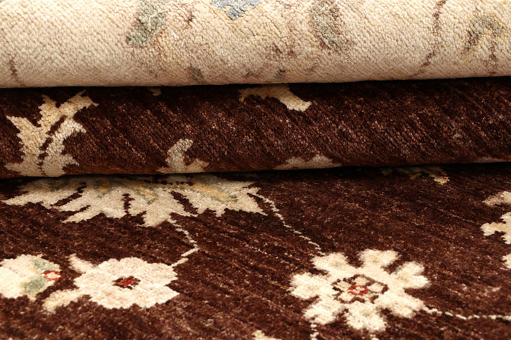 Saddle Brown Ziegler 8'  x" 9'  10" - No. QA41124