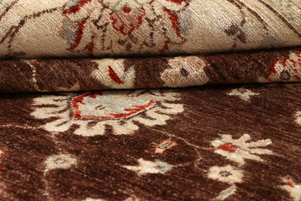 Saddle Brown Ziegler 7' 7 x 9' 7 - No. 64783 - ALRUG Rug Store