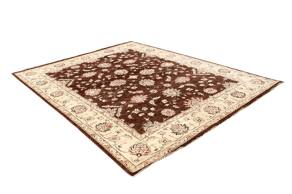 Saddle Brown Ziegler 7' 7 x 9' 7 - No. 64783 - ALRUG Rug Store