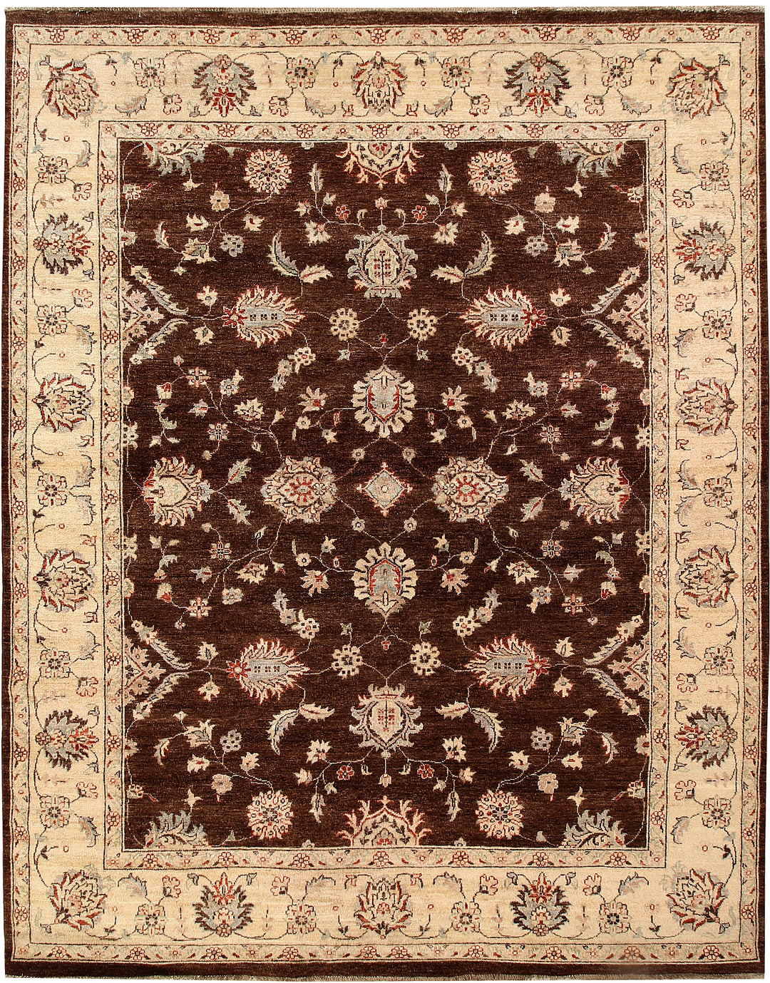 Saddle Brown Ziegler 7' 7 x 9' 7 - No. 64783 - ALRUG Rug Store