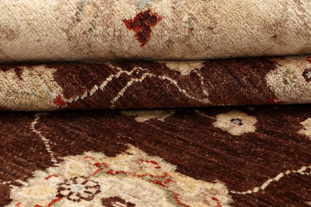 Saddle Brown Ziegler 7' 10 x 9' 9 - No. 64788 - ALRUG Rug Store