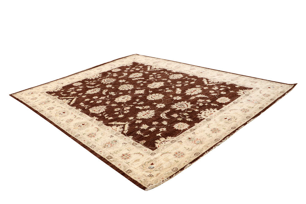 Saddle Brown Ziegler 7' 10 x 9' 9 - No. 64788 - ALRUG Rug Store