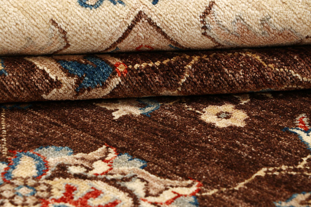 Saddle Brown Ziegler 8'  x" 9'  9" - No. QA13507