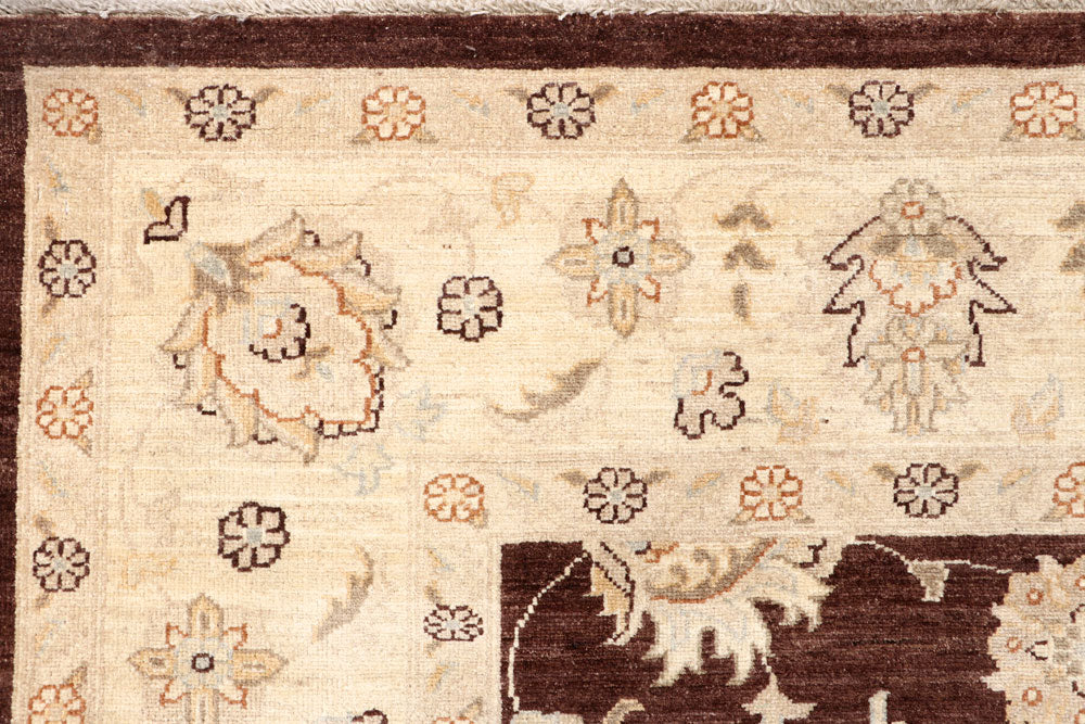 Saddle Brown Ziegler 8' 4 x 9' 9 - No. 64793 - ALRUG Rug Store