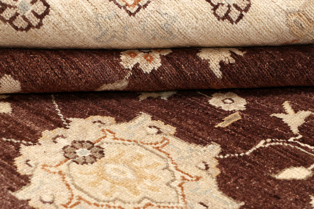 Saddle Brown Ziegler 8' 4 x 9' 9 - No. 64793 - ALRUG Rug Store