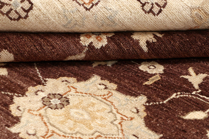 Saddle Brown Ziegler 8'  4" x 9'  9" - No. QA60751