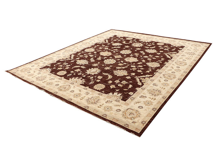 Saddle Brown Ziegler 8'  4" x 9'  9" - No. QA60751