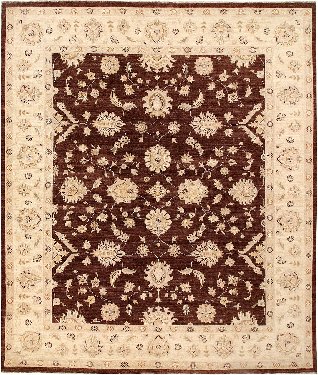 Saddle Brown Ziegler 8' 4 x 9' 9 - No. 64793 - ALRUG Rug Store