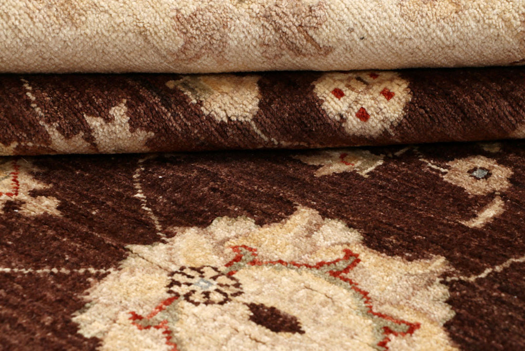 Saddle Brown Ziegler 8'  1" x 9'  11" - No. QA91075