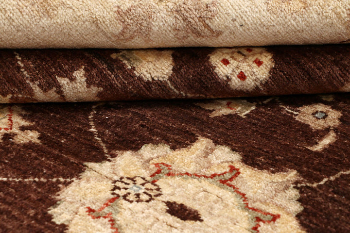 Saddle Brown Ziegler 8'  1" x 9'  11" - No. QA91075