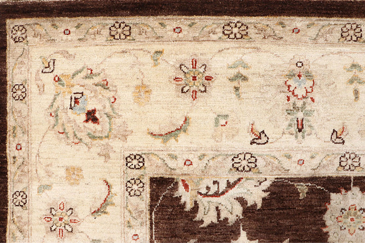 Saddle Brown Ziegler 8'  x" 9'  11" - No. QA67564