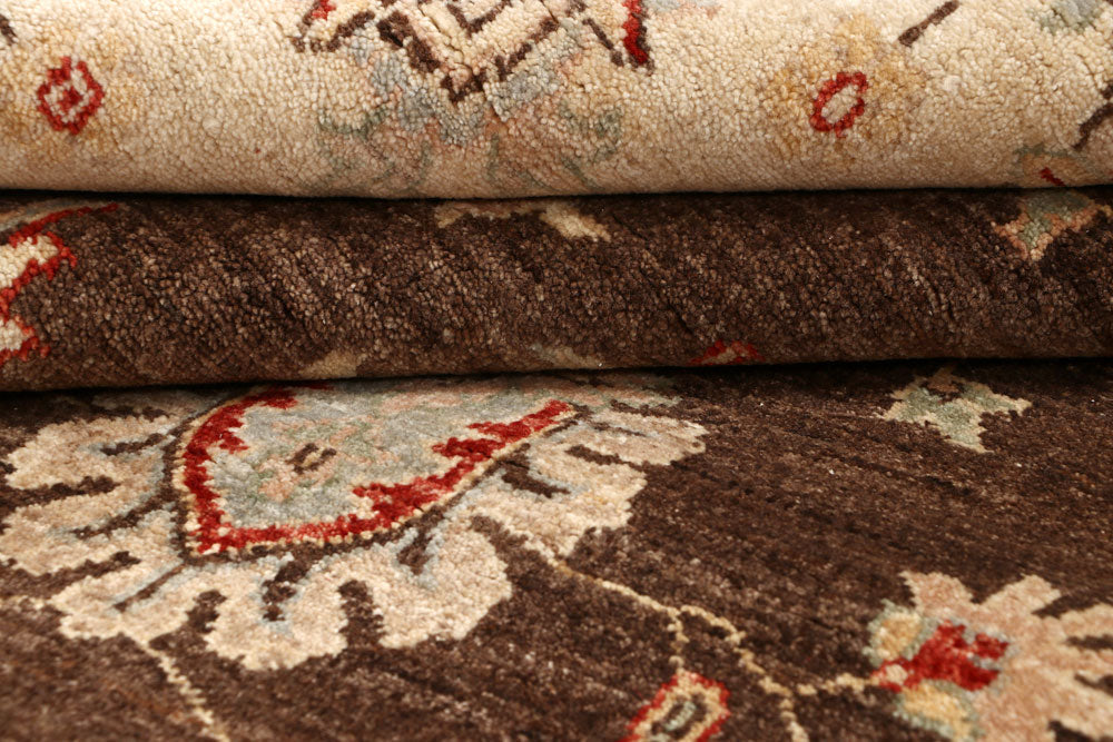 Saddle Brown Ziegler 7' 10 x 10' 2 - No. 64799 - ALRUG Rug Store