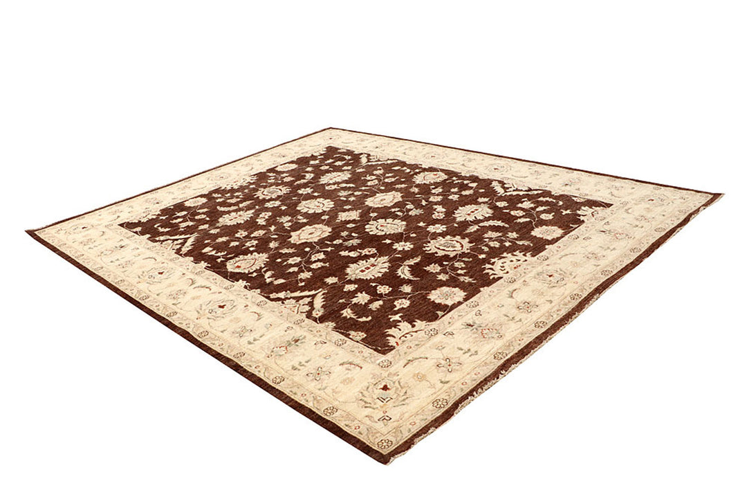 Saddle Brown Ziegler 8'  x" 9'  9" - No. QA60857