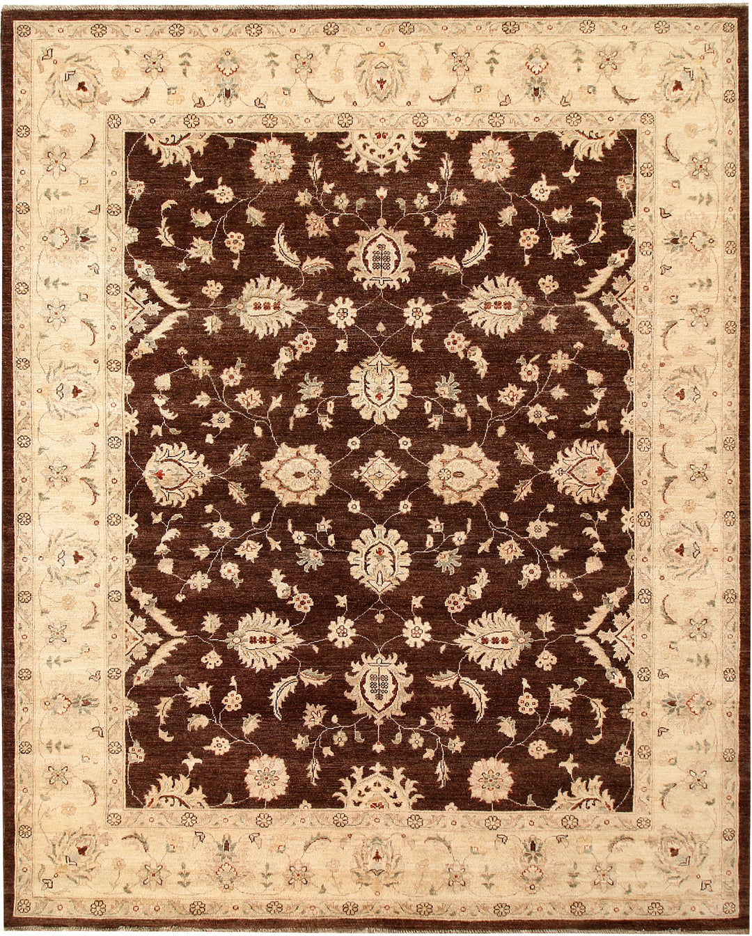 Saddle Brown Ziegler 8' x 9' 9 - No. 64802 - ALRUG Rug Store
