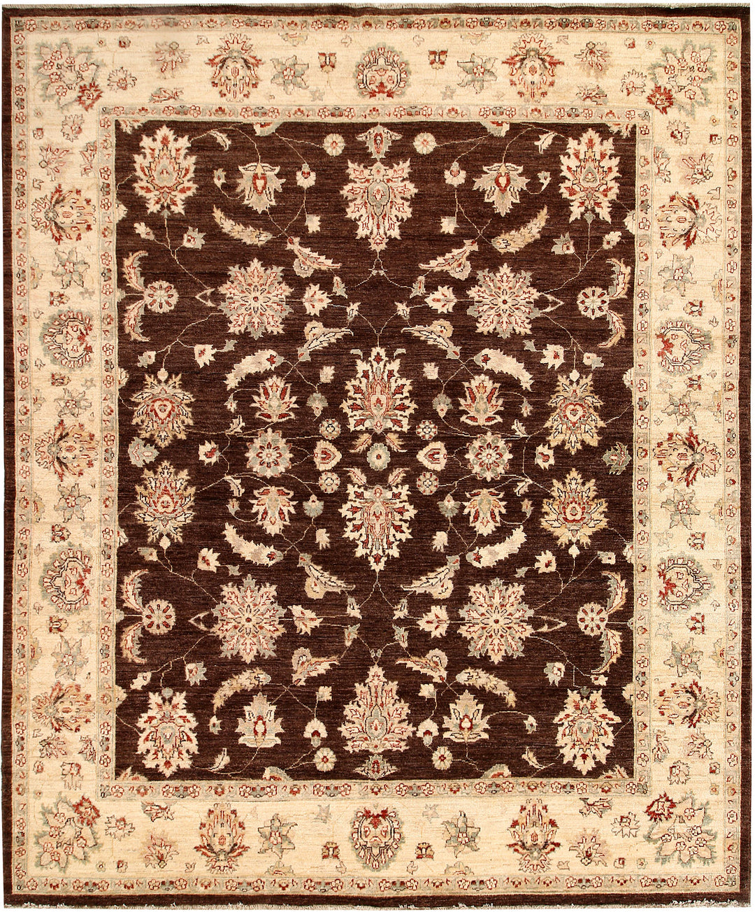 Saddle Brown Ziegler 8' x 9' 9 - No. 64810 - ALRUG Rug Store