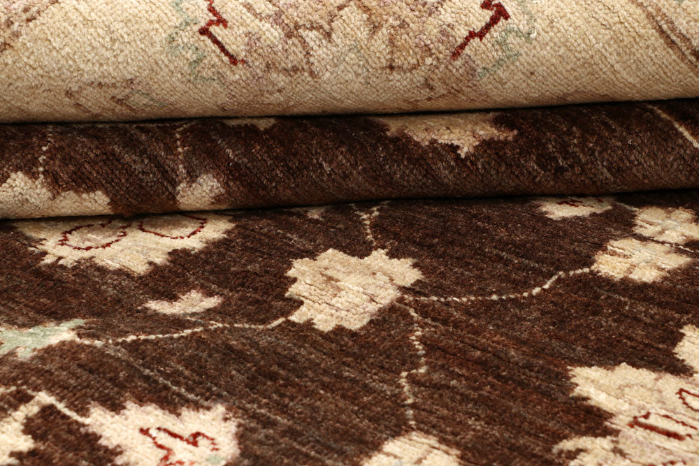 Saddle Brown Ziegler 7' 11 x 9' 10 - No. 64811 - ALRUG Rug Store