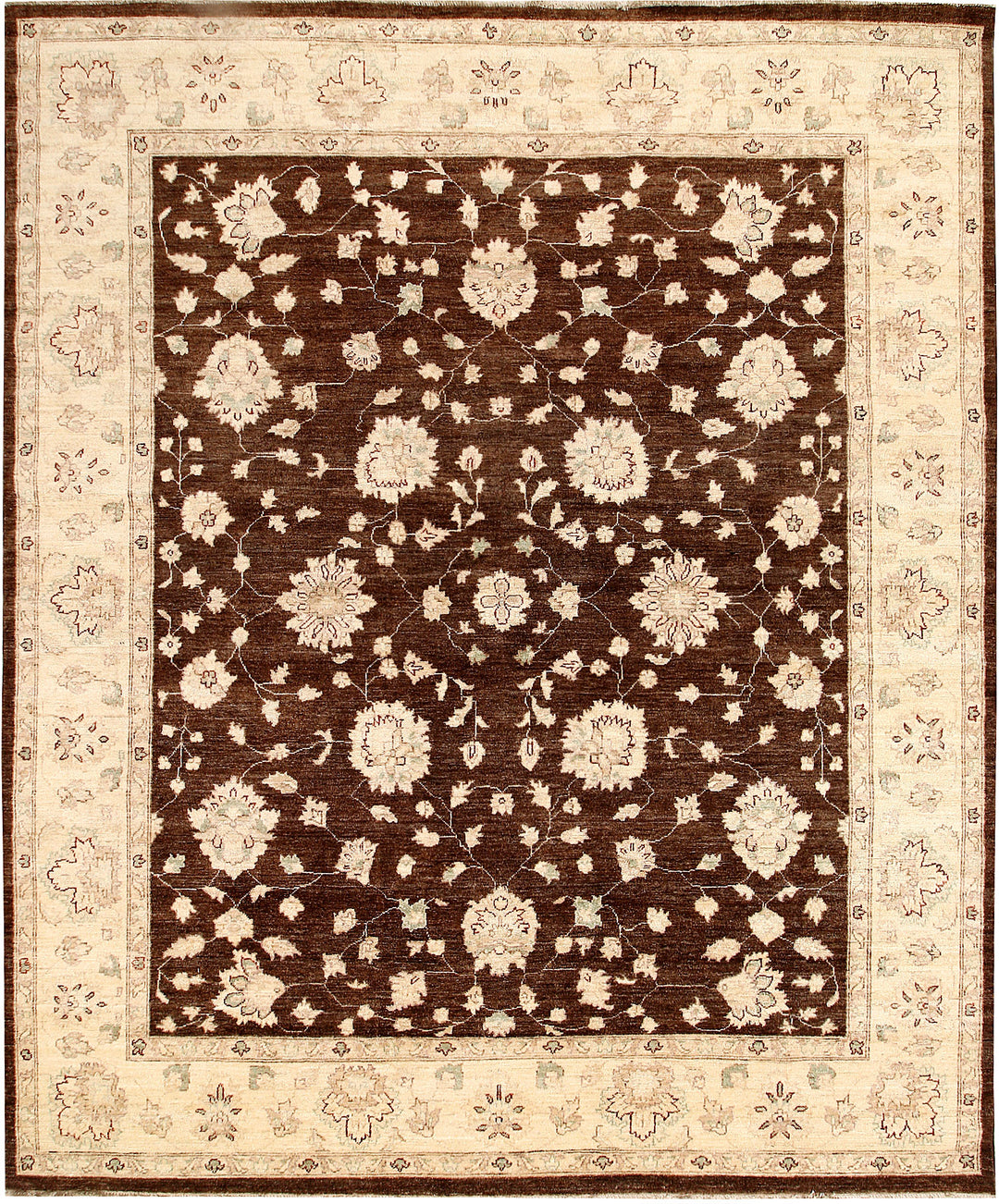 Saddle Brown Ziegler 7' 11 x 9' 10 - No. 64811 - ALRUG Rug Store
