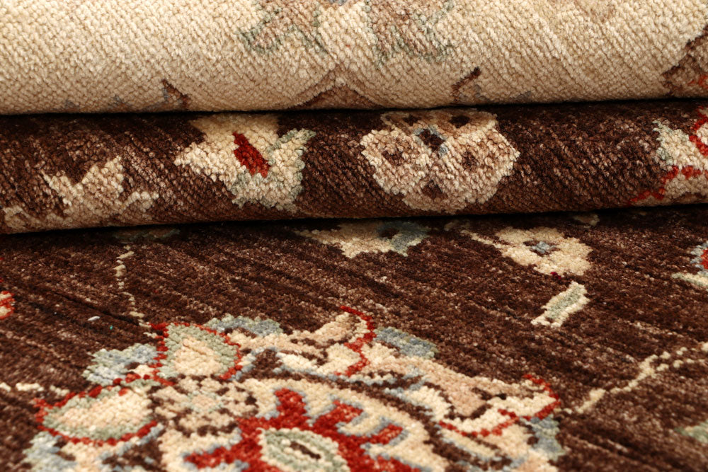 Saddle Brown Ziegler 7' 10 x 9' 8 - No. 64813 - ALRUG Rug Store