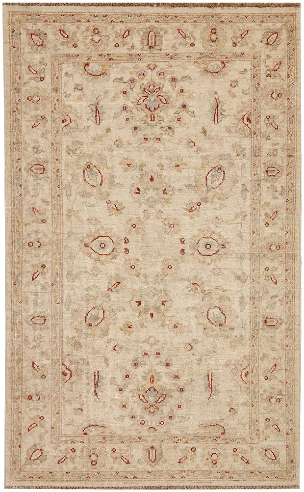 Blanched Almond Oushak 2' 11 x 4' 9 - No. 64816 - ALRUG Rug Store