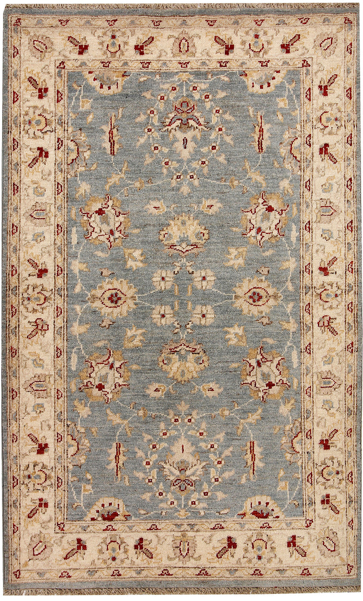 Light Slate Grey Oushak 3' 2 x 5' 1 - No. 64818 - ALRUG Rug Store