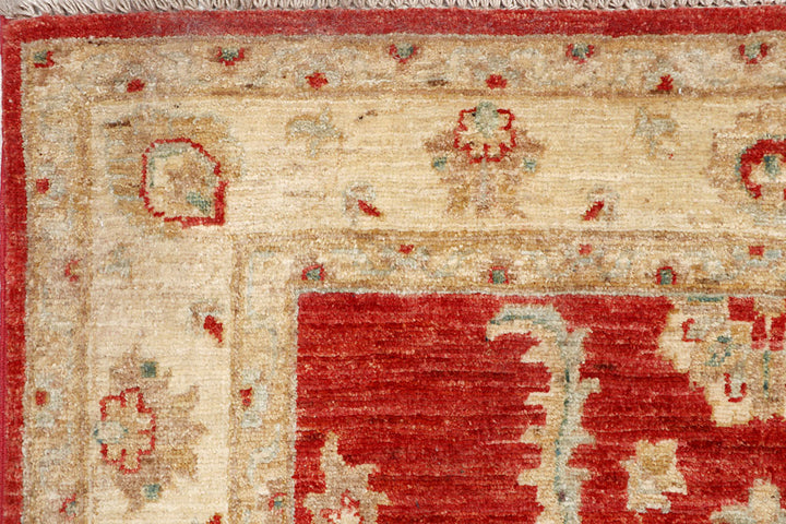 Firebrick Oushak 3' 5 x 5' 2 - No. 64833 - ALRUG Rug Store