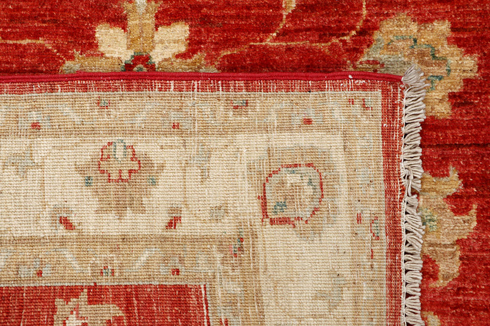 Firebrick Oushak 3' 5 x 5' 2 - No. 64833 - ALRUG Rug Store