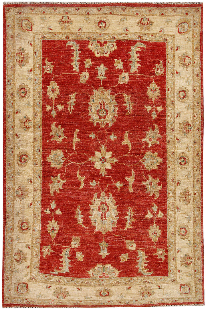 Firebrick Oushak 3' 5 x 5' 2 - No. 64833 - ALRUG Rug Store