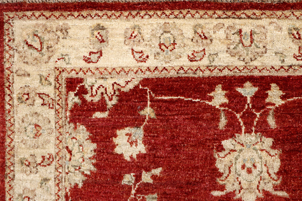 Firebrick Oushak 3' 5 x 4' 10 - No. 64840 - ALRUG Rug Store