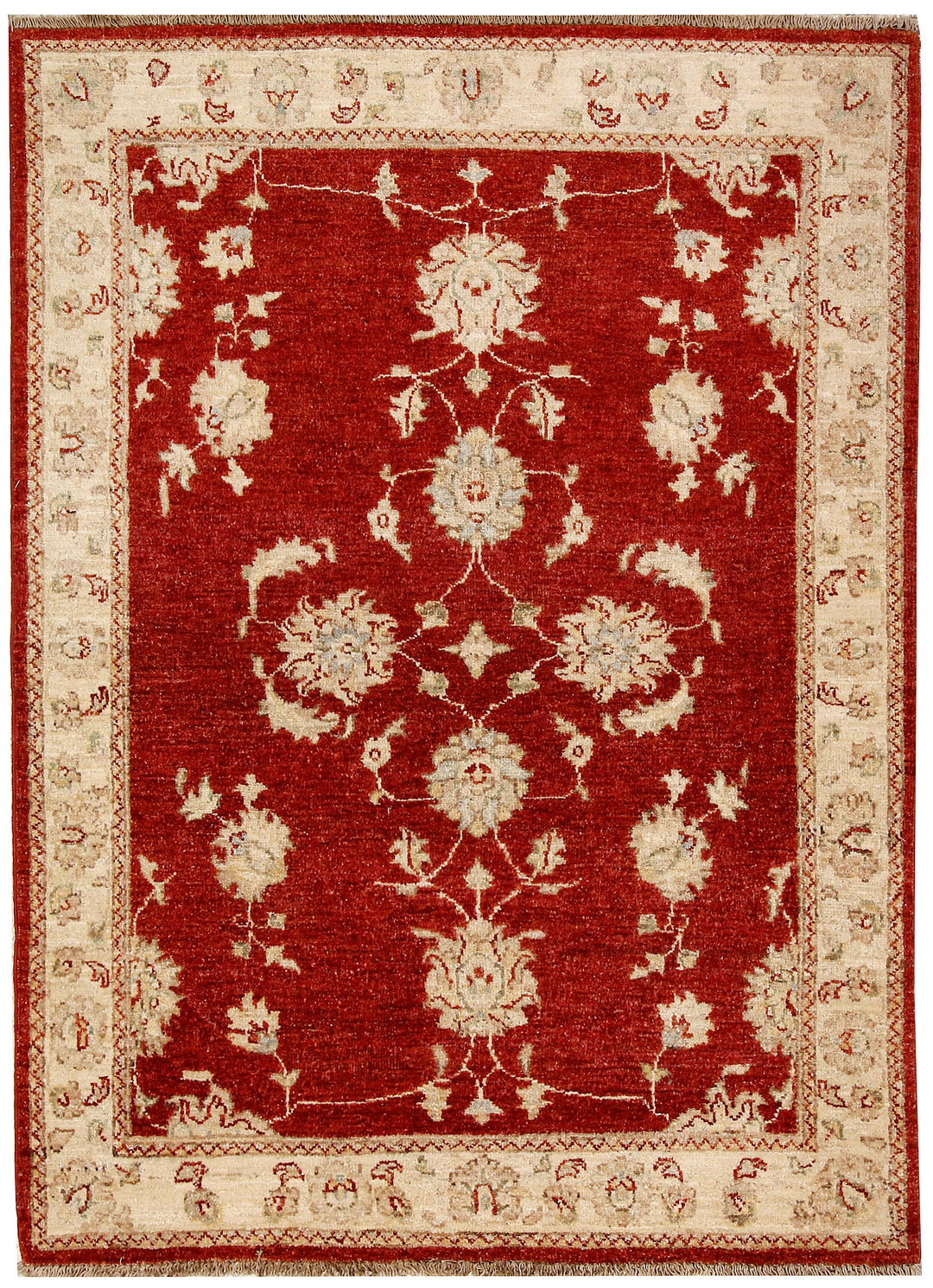 Firebrick Oushak 3' 5 x 4' 10 - No. 64840 - ALRUG Rug Store
