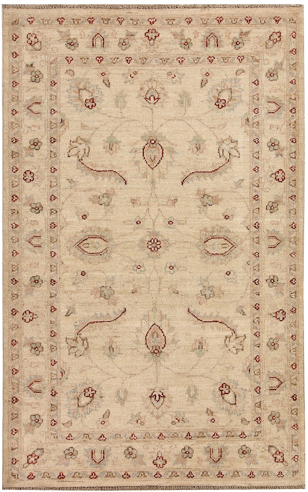 Blanched Almond Oushak 3' x 4' 9 - No. 64850 - ALRUG Rug Store