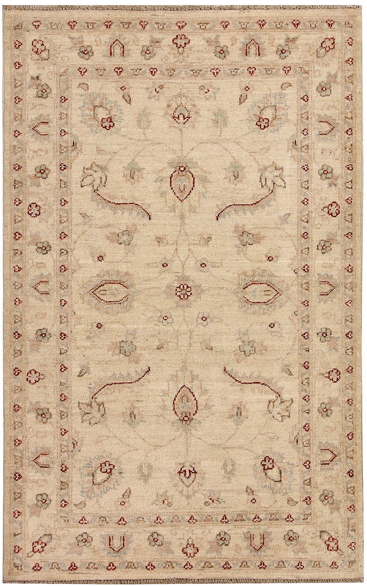 Blanched Almond Oushak 3' x 4' 9 - No. 64850 - ALRUG Rug Store