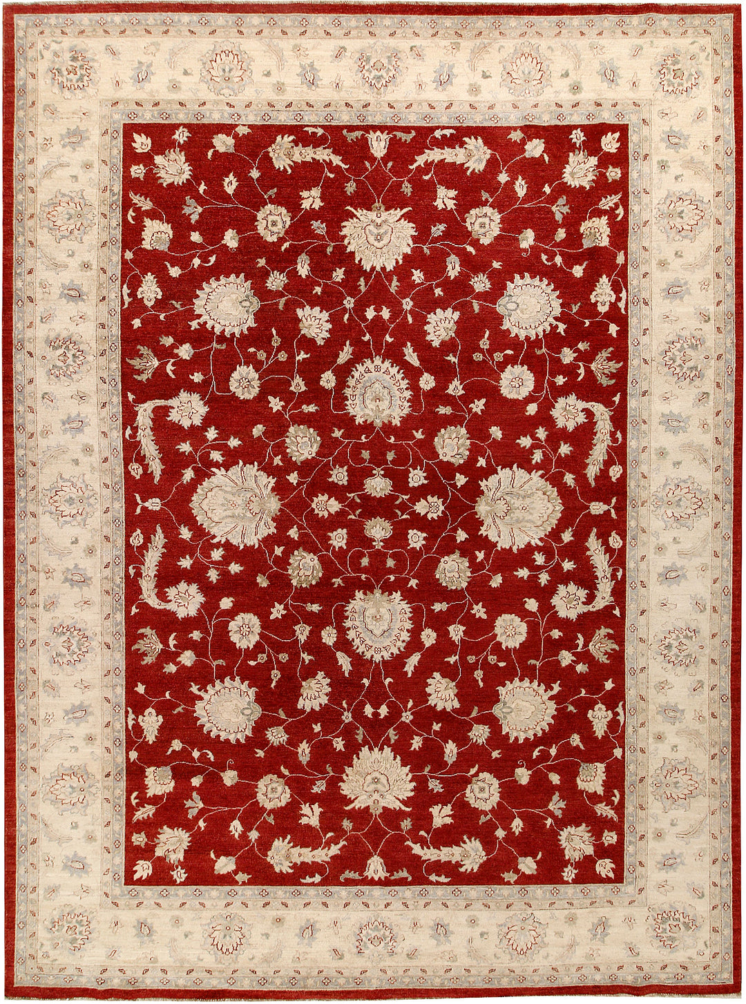 Dark Red Ziegler 10' 2 x 13' 10 - No. 64868 - ALRUG Rug Store