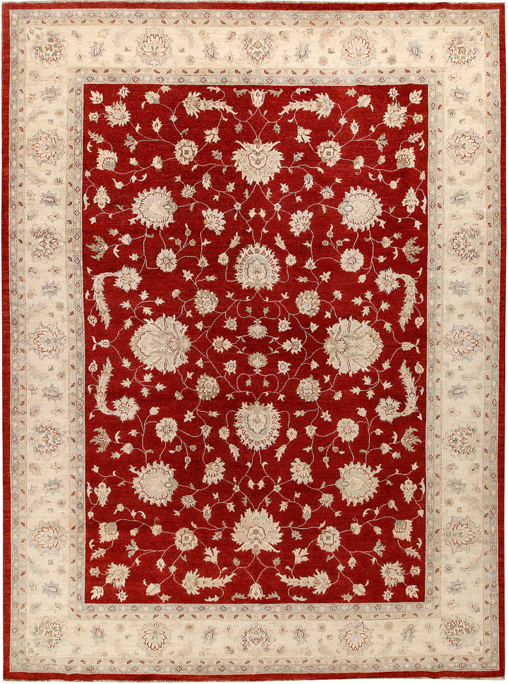 Dark Red Ziegler 10' 2 x 13' 10 - No. 64868 - ALRUG Rug Store
