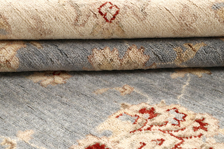 Light Slate Grey Ziegler 9' 11 x 14' 1 - No. 64872 - ALRUG Rug Store