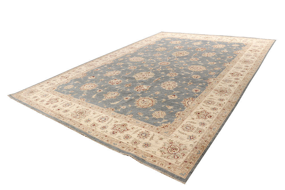 Light Slate Grey Ziegler 9' 11 x 14' 1 - No. 64872 - ALRUG Rug Store