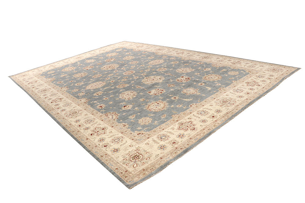 Light Slate Grey Ziegler 9' 11 x 14' 1 - No. 64872 - ALRUG Rug Store