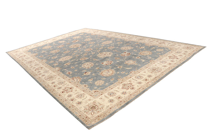 Light Slate Grey Ziegler 9' 11 x 14' 1 - No. 64872 - ALRUG Rug Store