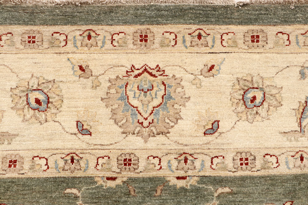 Dark Olive Green Ziegler 9' 9 x 13' 7 - No. 64875 - ALRUG Rug Store